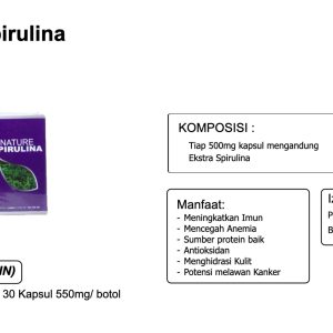 Nature Spirulina Obat Tradisional